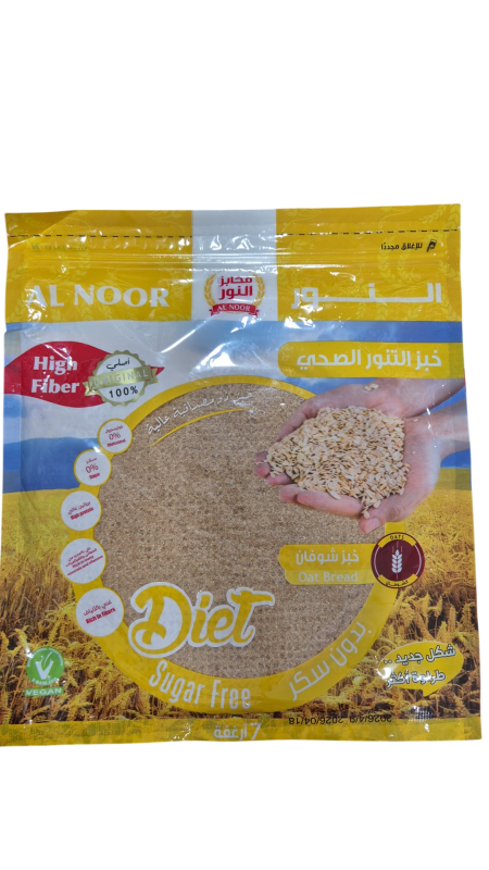 خبز شوفان خالي من السكر
