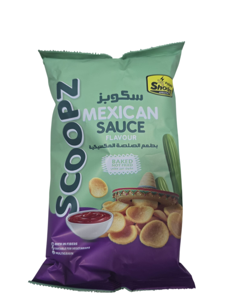 شيبس بطعم الصلصة المكسيكية بدون سكر