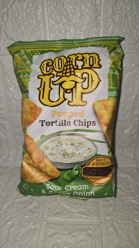 رقائق التورتيلا Corn UP بنكهة الكريمة